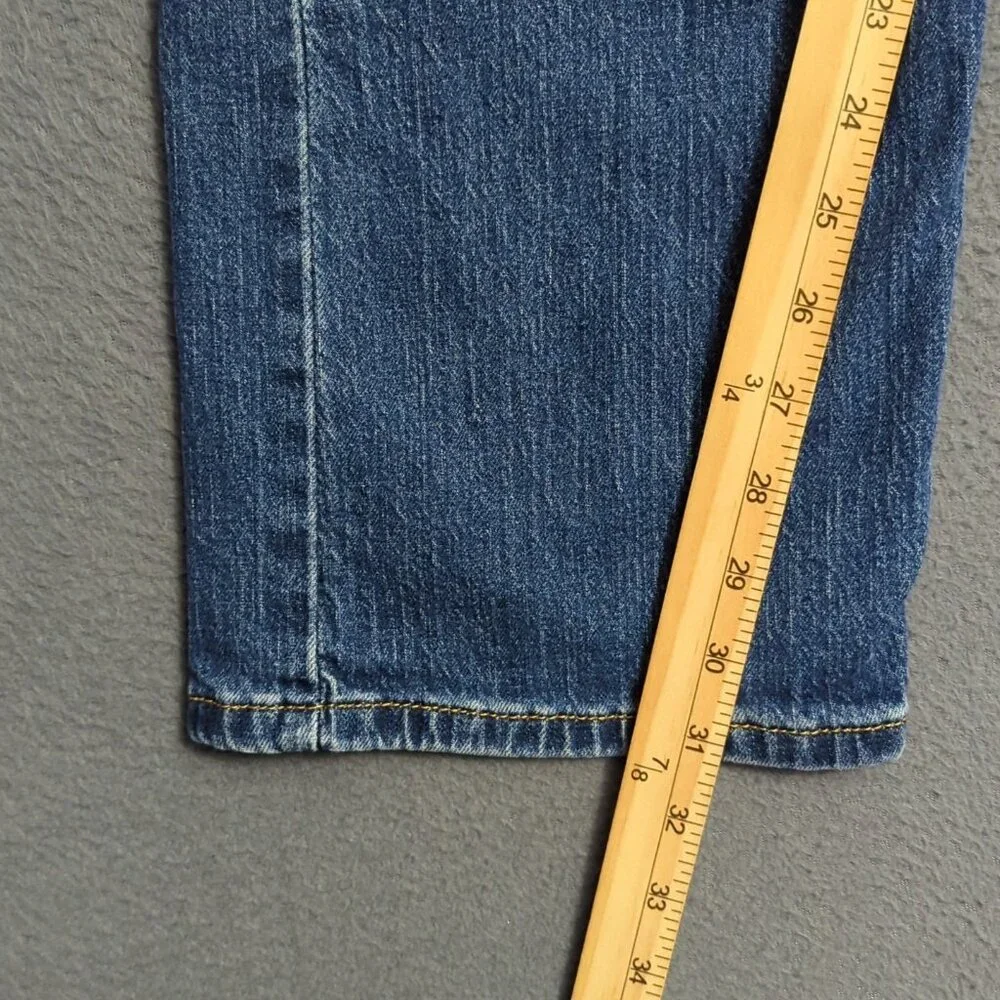 Levi's Jeans Men's 38x34 Fits 37x31 Blue 505 Regular Fit Straight Leg Denim